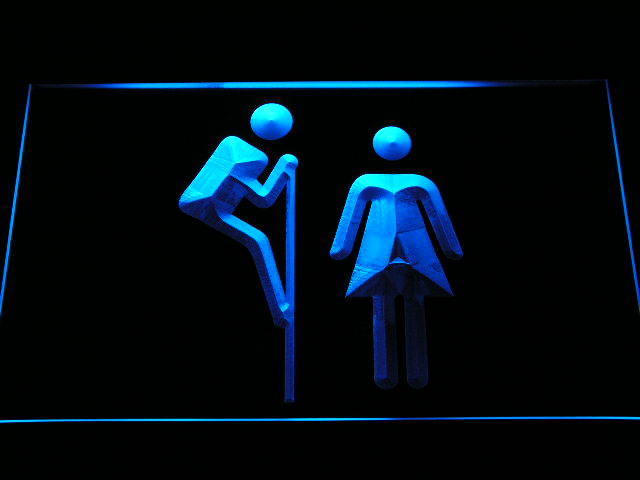 Funny Unisex Toilet Decor Bar Beer Neon Light Sign